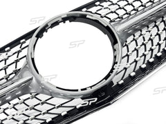 Diamant Kühlergrill Grill Frontgrill Chrom für Mercedes E-Klasse A207 C207 W207 MODF 2014 2015 2016 2017