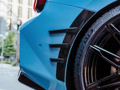 NEU Heck Lufteinlässe Lufthutze Bodykit Aero Flaps Echt Carbon Passend für M2 G87 ab 2023