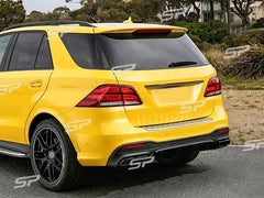 Schwarz Heckdiffusor Endrohre für Mercedes GLE W166 SUV AMG Line MOPF 15-18