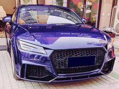 Wabengrill Front Grill Khlergrill Schwarz Glanz fr Audi TT 8S 2015-2018