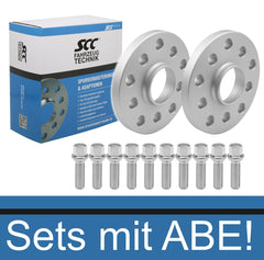 NEU 30mm 2x15mm SCC Spurverbreiterung für VW Golf 7 2012-2021 mit ABE inkl. Radschrauben