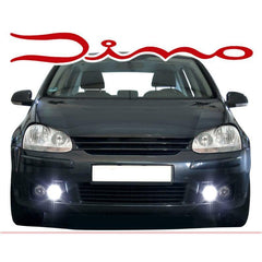 NEU LED Tagfahrlicht Rund komplett R87 für VW Golf V 5 1K 2003-2009 mit E-Prüfzeichen