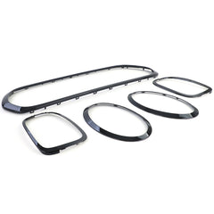 NEU Scheinwerfer Rückleuchten Grill Rahmen Schwarz für Mini F55 F56 F57 2014-2018