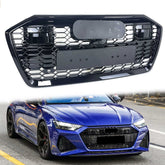 Kühlergrill Frontgrill Schwarz für Audi A6 C8 F2 Limousine Avant 2019+ ACC