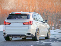 Diffusor Heckdiffusor Heckschürze Schwarz für BMW X5 F15 mit M-Sport Paket 2013-2018 di89