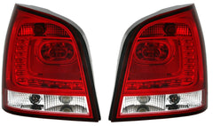 NEU LED Rückleuchten Set 6R Stil Rot Weiss von EAGLE EYES für VW Polo 9N3 2004-2006 mit E-Prüfzeichen