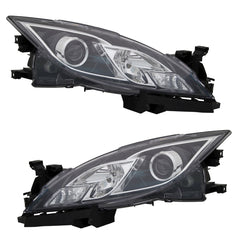 NEU Halogen Front Scheinwerfer Set für Mazda 6 GH 2007-2010 H9 H11 mit E-Prüfzeichen
