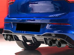 NEU Schwarz Auspuffblenden Duplex Blenden Endrohre für AUDI Mercedes Universal 62-65mm et284