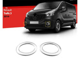 Nebelscheinwerfer Rahmen Umrandung für Renault Trafic III 2015-2020 2 tlg