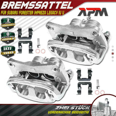 2x Bremssattel mit Träger Halter Vorne L+R für Subaru Forester Impreza Legacy IV