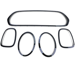 NEU Scheinwerfer Rückleuchten Grill Rahmen Schwarz für Mini F55 F56 F57 2014-2018