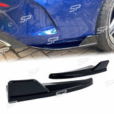 Aero Flaps Flics Heckansatz Flossen Schwarz für Mercedes C W205 Limo 2015-2021
