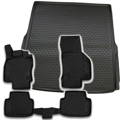 NEU Gummi Kofferraumwanne Fußmatten Laderaumwanne Set für VW Passat B8 Variant 2015-2024