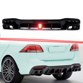 Brabus Style Heckdiffusor + Auspuffblende für Mercedes Benz GLE W166 SUV 15-18 AMG Line