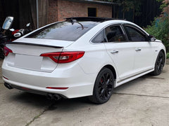 NEU Glanz Carbon Duplex Sportauspuff Auspuffblenden Endrohre für AUDI VW Universal 60-64mm et258