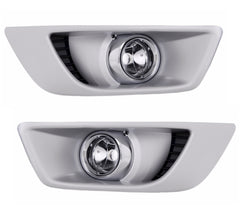 NEU Tagfahrlicht Nebelscheinwerfer Set Titanium Silber NSW Linse für Ford Mondeo MK4 2007-2010 H8 mit E-Prüfzeichen