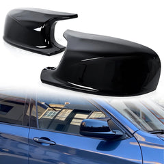 Paar Spiegelkappen Gehäuse Glanz Schwarz Für BMW X1 E84 09-12 X3 F25 2010-2014 Pre-LCI