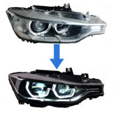 Für BMW 3er F30 13-15 HID Upgrading LED Laser Lens Scheinwerfer Direct Plug-in