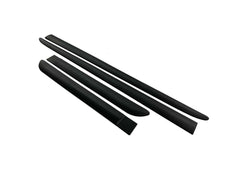 Seitenschutzleisten Türschutz ABS für Nissan Micra ab 2011 Schwarz Türleisten