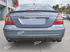 Spoiler Heckspoiler Spoilerlippe Schwarz Glanz für Mercedes Benz E-Klasse W211 Limo 2002-2009 sp91