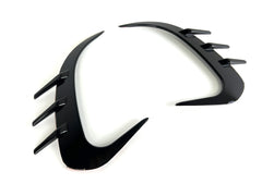 Schwarz Heck Stoßstange Areo Flaps Flossen für Mercedes GLC X254 AMG-Line ab 2022 pz68