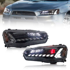 NEU LED Scheinwerfer Frontscheinwerfer für Mitsubishi Lancer EVO X 2008-2017