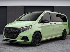 Paar Schwarz Spiegelkappen Außenspiegel für Mercedes V Klasse Vito W447 ab 2014