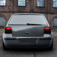 NEU LED Rückleuchten Rücklichter Schwarz für VW Golf 4 GTI TDI R32 1997-2003 mit E-Prüfzeichen