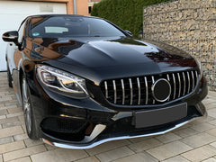 Frontgrill Kühlergrill Grill GT Optik für Mercedes S-Klasse W217 A217 C217 2014-2020