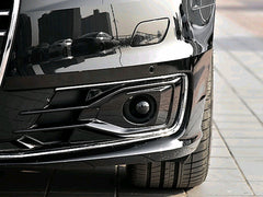 Lüftungsgitter Nebelscheinwerfer Gitter Schwarz für Audi A6 C7 2015-2018 Serien. mit ACC