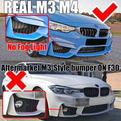 NEU Carbon Optik Front Stoßstange Splitter Spoiler Flaps Passend für F80 M3 F82 F83 M4 2014-2020