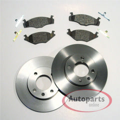 NEU 239mm Bremsscheiben Beläge vorne Bremstrommel Set hinten Bremsschläuche für VW Golf 2 1983-1991