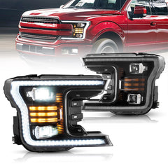 Dynamische LED-Scheinwerfer für Ford F-150 F150 2018-2020 Frontscheinwerfer