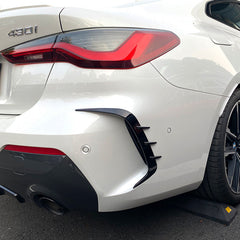Heck Stoßstange Aero-Kits Flaps Flossen Passend für 4er G22 G23 425i 430i M440i M Sport ab 2021