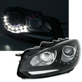 NEU LED Halogen Scheinwerfer Set mit Tagfahrlicht für VW Golf 6 12008-2013 mit E-Prüfzeichen