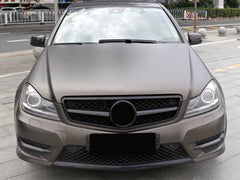 Grill Kühlergrill Frontgrill Schwarz für Mercedes C Klasse W204 C63 AMG 2007-2011