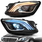 NEU LED Frontscheinwerfer Scheinwerfer für Mercedes Benz S Klasse W222 2013-2017 Dynamische Blau DRL Blinker