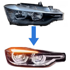 Für BMW 3er F30 13-15 Halogen Upgrading LED Scheinwerfer Frontscheinwerfer Direct Plug-in