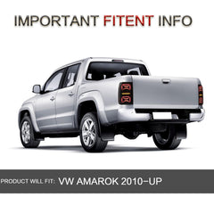 LED Rückleuchten Heckleuchten Rücklicht für Volkswagen VW Amarok 2010-2020 mit E-Prüfzeichen