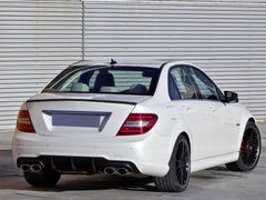 Heckspoiler Spoiler Spoilerlippe Schwarz für Mercedes C Klasse W204 Limo 07-14