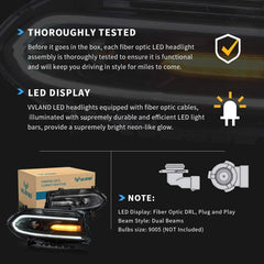 Dual Beam Projektor Scheinwerfer Set Headlights für Dodge Charger ab 2015