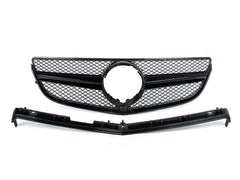 Front Grill Kühlergrill Schwarz für Mercedes Benz E Kl. C207 A207 2013-2016 Facelift