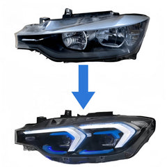 Für BMW 3er F30 13-15 Halogen Upgrading Laser Scheinwerfer Frontscheinwerfer Direct Plug-in