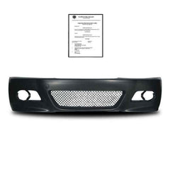 NEU Vorne Stoßstange + Tagfahrlicht Nebelscheinwerfer Schwarz Passend für 3er E46 Limo Touring 1998-2001 mit ABE