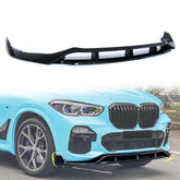 NEU Front Splitter Frontspoiler Spoilerlippe Schwarz Passend für X5 G05 Sport Paket 2019-2023