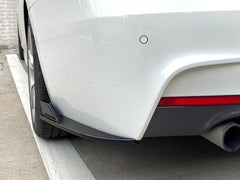 Heck Splitter Spoiler Ecken Ansätze Schwarz Passend für 3er F30 F31 Sport Paket 2013-2019