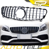 Kühlergrill GT Panamericana Grill Chrom für Mercedes Benz A Klasse W176 Facelift 2015-2019