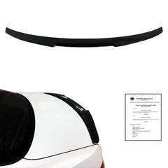 Heckspoiler Spoilerlippe SCHWARZ GLANZ mit ABE für BMW 3er E92 Coupe 2006-2013