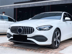 GT Chrom Küherlgrill Front Grill für Mercedes Benz W206 S206 mit Serienstoßstange ab 2021 fg304