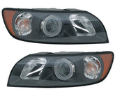 NEU Scheinwerfer Set LWR Stellmotor Schwarz für Volvo S40 II V50 2004-2007 H7 HB3 mit E-Prüfzeichen